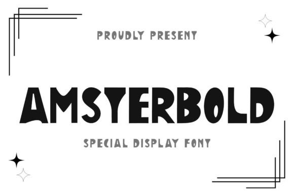 Amsterbold: A Modern Display Typeface for Polished Digital Brands