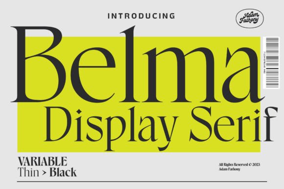 Belma: A Modern Serif Font for Elegant Web Design