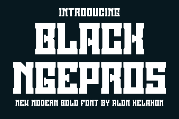 Black Ngepros: The Bold Display Typeface for High-Impact Digital Marketing