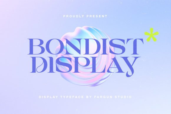 Bondist Display: A Bold Typeface for Modern Editorial Design