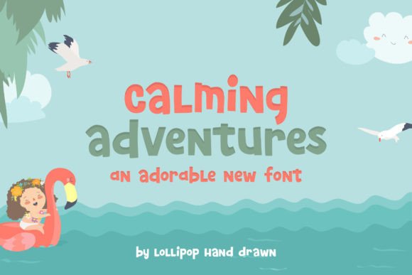 Calming Adventures Typeface: Elevate Digital Brand Identity