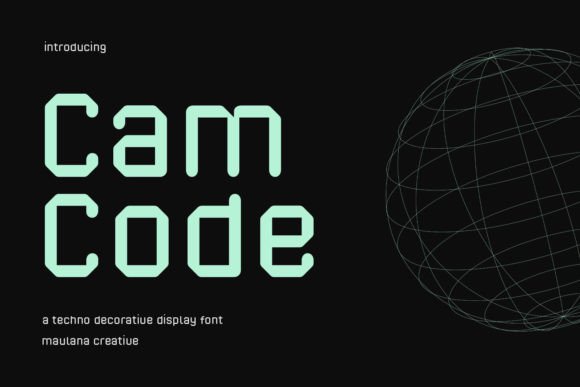 Camcode: The Futuristic Display Font for Modern Craft Brands