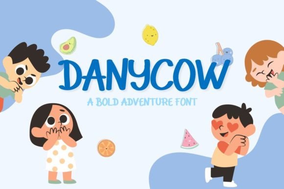 Danycow: A Whimsical Handwritten Font for Playful Web Design