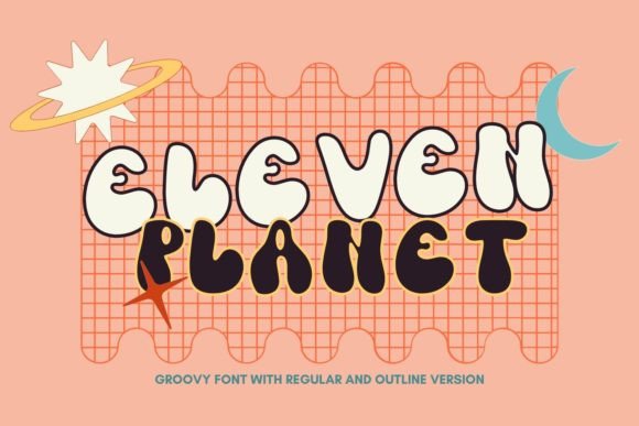 Eleven Planet: A Groovy Display Font for Memorable Brand Identity