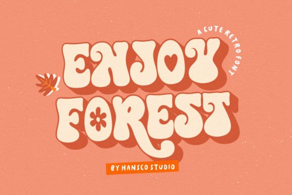 Enjoy Forest: A Bold Display Typeface for Distinctive Brand Identity