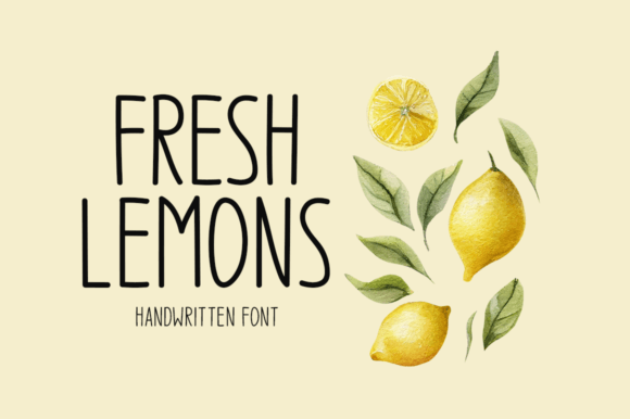 Fresh Lemons: The Handwritten Typeface That Cuts Through the Noise