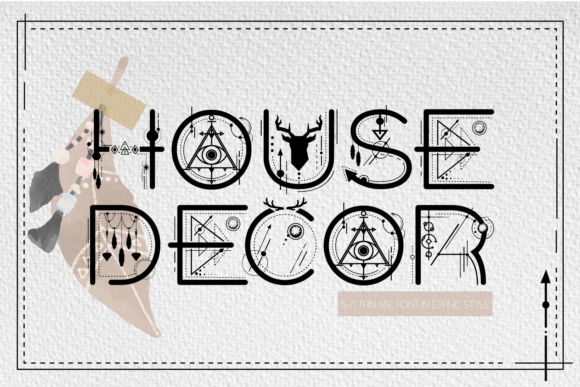 House Decor Typeface: Elevate Your Brand With Tribal Style