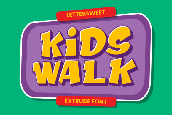 Kids Walk: The Playful Display Font for Scroll-Stopping Social Content