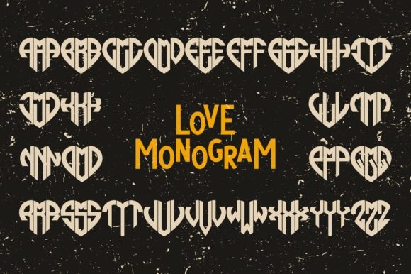 Love Monogram: A Designer’s Take on Charming Display Typography