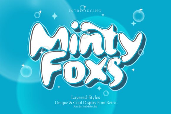 Minty Foxs: The Playful Display Font That Upgrades Small Business Branding