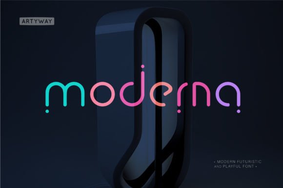 Moderna Typeface Review: A Futuristic Display Font for Bold Branding