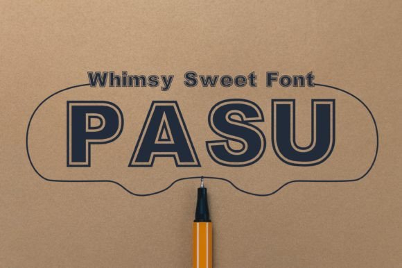 Pasu: A Modern Display Typeface for Editorial Design