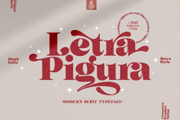 Pigura: A Chic Modern Serif for Handmade Branding