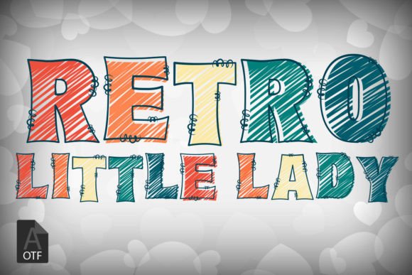Retro Little Lady: A Bold Display Font for Vibrant Editorial Design