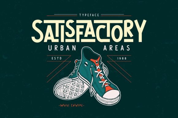 Satisfactory: The Vintage Display Font for Scroll-Stopping Social Graphics