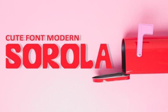 Sorola: A Quirky Display Font for Bold Brand Identity Projects