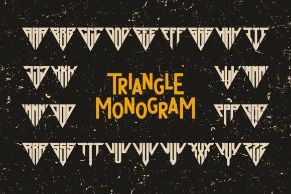 Triangle Monogram Typeface: A Maker’s Review for Labels and Branding