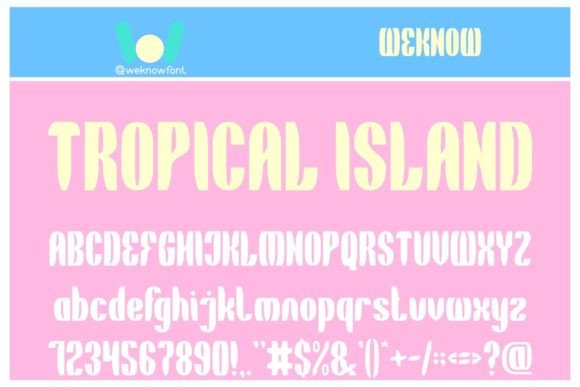 Tropical Island: The Display Typeface That Transforms Small Business Branding